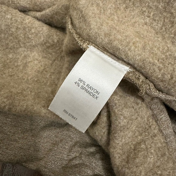 J. JILL L/S Tranquility Fleece Tunic Top in Bark Heather #250861 - Picture 7 of 9